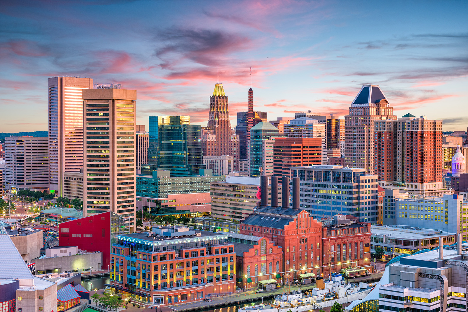 Skyline van Baltimore
