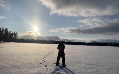 De magie van winters Lapland